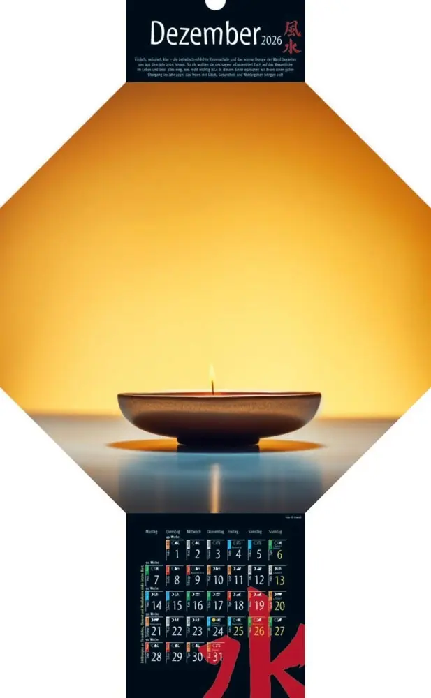 Bild: 9783948276362 | Feng-Shui-Kalender 2026 | Kalender | Spiralbindung | Deutsch | 2026