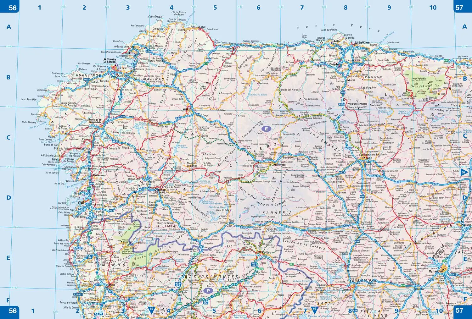 Bild: 9780008716462 | Collins Big Road Atlas Europe 2026 (A3 Spiral) | Collins Maps | Buch
