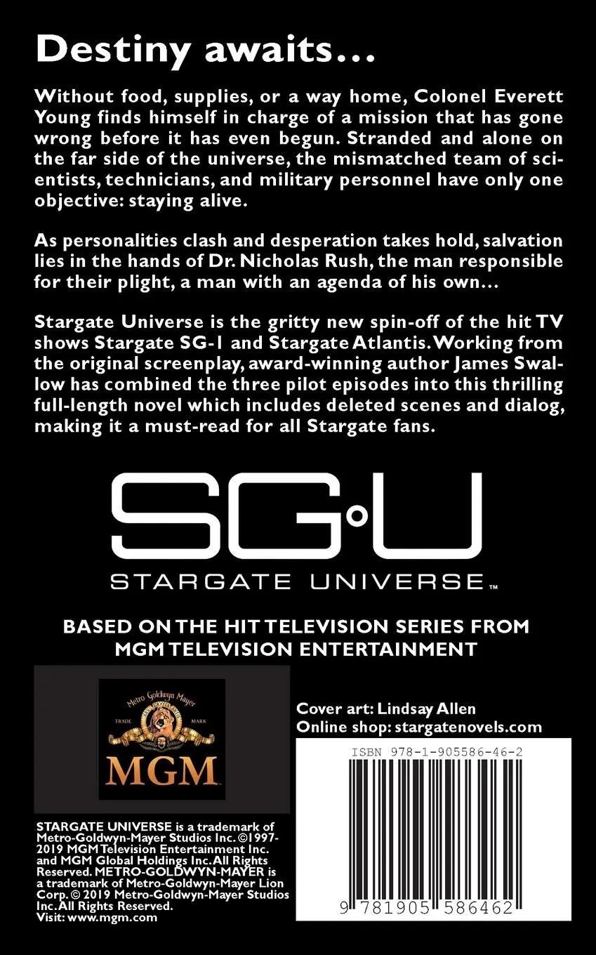 Rückseite: 9781905586462 | STARGATE UNIVERSE Air | James Swallow | Taschenbuch | Englisch | 2020