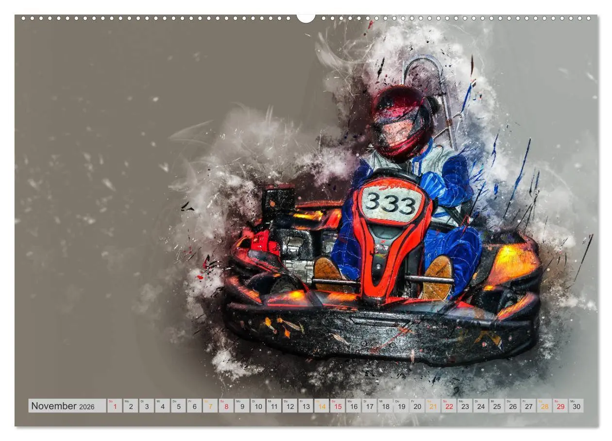 Bild: 9783457746462 | GoKart - extrem cool (hochwertiger Premium Wandkalender 2026 DIN A2...