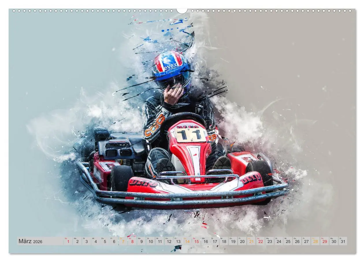 Bild: 9783457746462 | GoKart - extrem cool (hochwertiger Premium Wandkalender 2026 DIN A2...