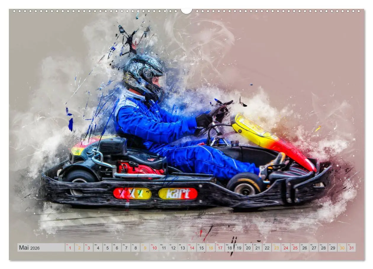 Bild: 9783457746462 | GoKart - extrem cool (hochwertiger Premium Wandkalender 2026 DIN A2...