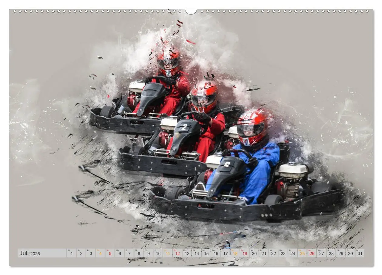 Bild: 9783457746462 | GoKart - extrem cool (hochwertiger Premium Wandkalender 2026 DIN A2...