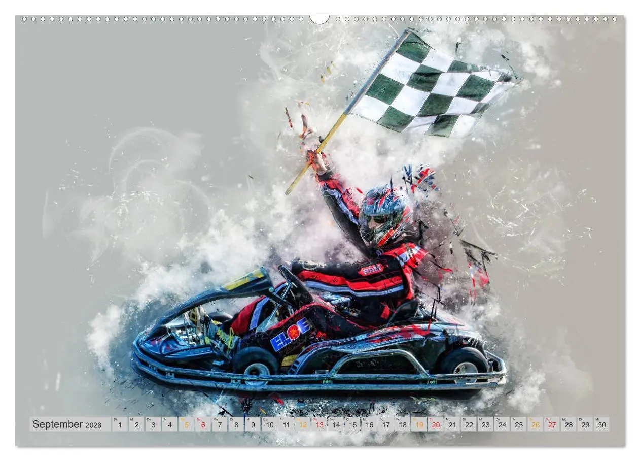 Bild: 9783457746462 | GoKart - extrem cool (hochwertiger Premium Wandkalender 2026 DIN A2...