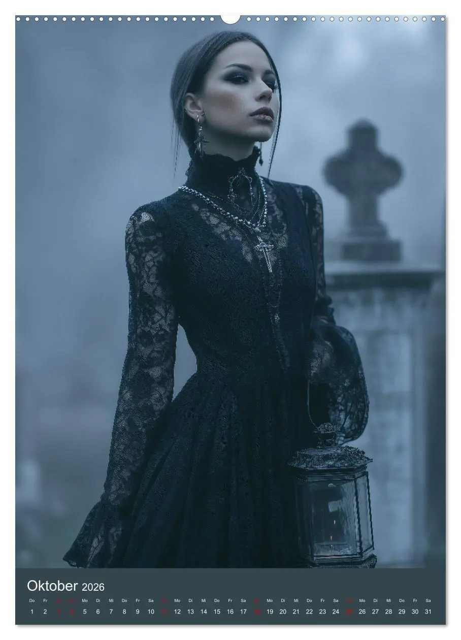 Bild: 9783516696462 | Gothic Girls - düstere Frauen in schwarzer Gothic-Kleidung...