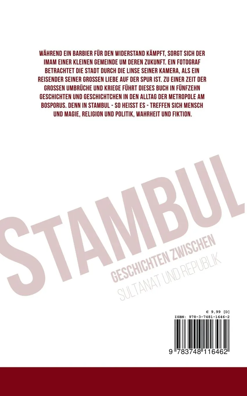 Rückseite: 9783748116462 | Stambul | Geschichten zwischen Sultanat und Republik | Navid Linnemann