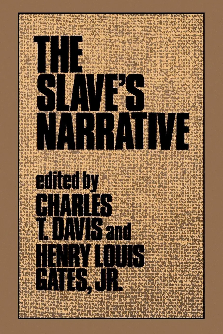 Cover: 9780195066562 | The Slave's Narrative | Charles T. Davis (u. a.) | Taschenbuch | 1991