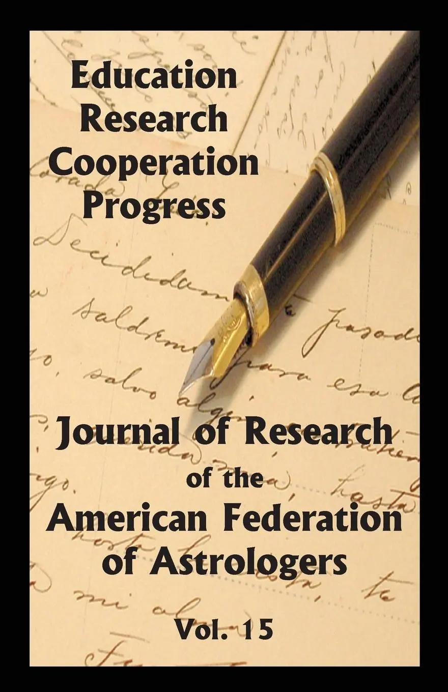 Cover: 9780866906562 | Journal of Research of the American Federation of Astrologers Vol. 15
