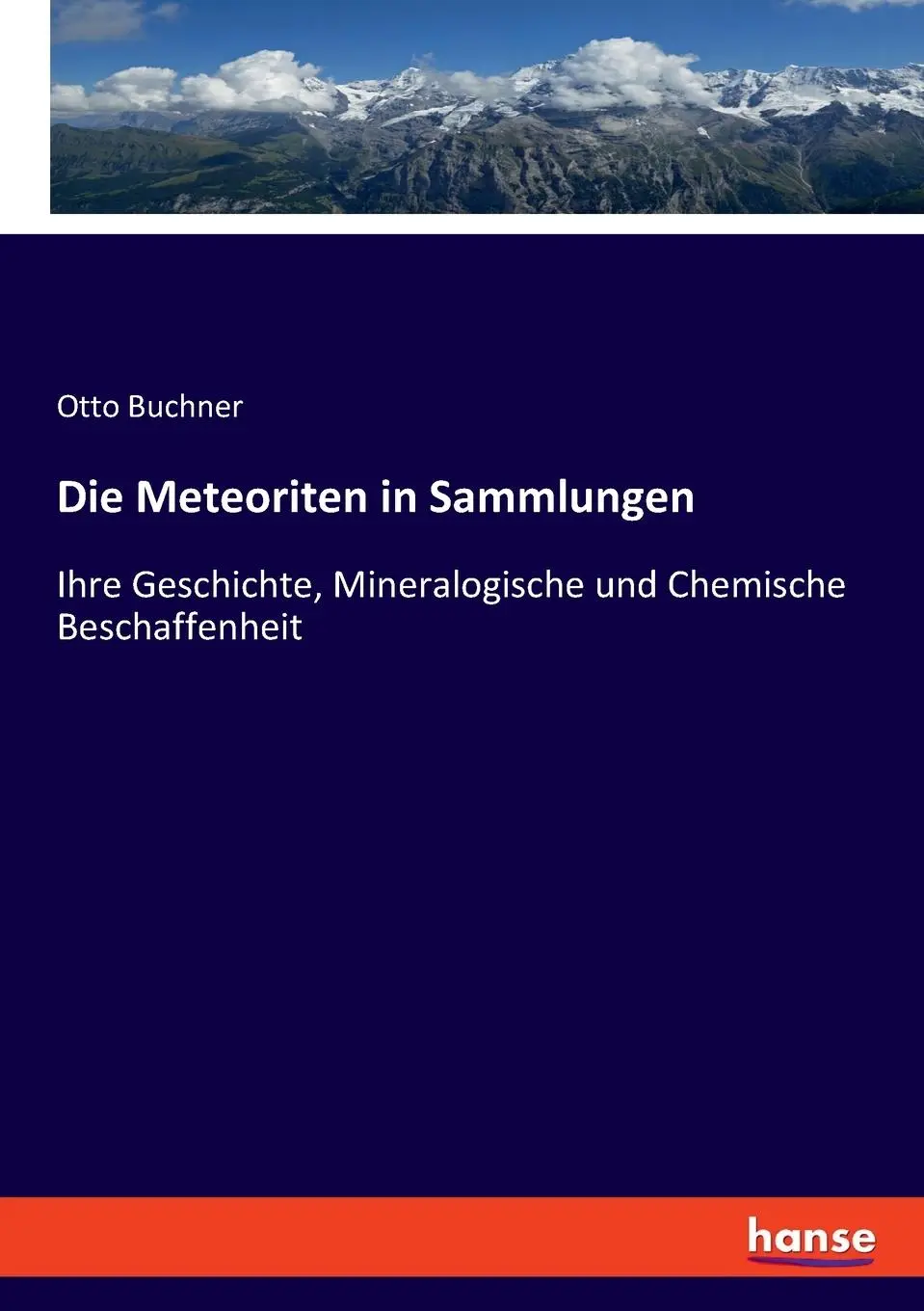 Cover: 9783348076562 | Die Meteoriten in Sammlungen | Otto Buchner | Taschenbuch | Paperback