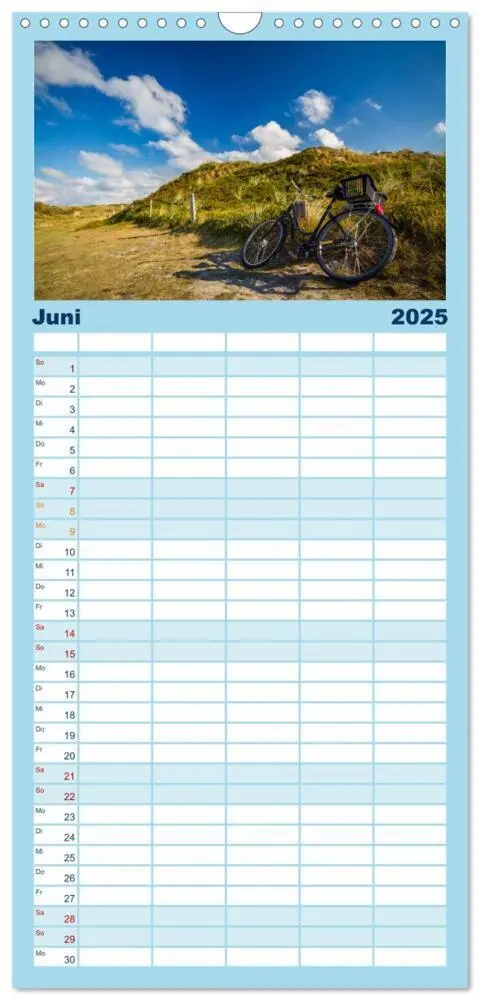 Bild: 9783457116562 | Familienplaner 2025 - Langeoog - Ein Herbst auf der Insel des...
