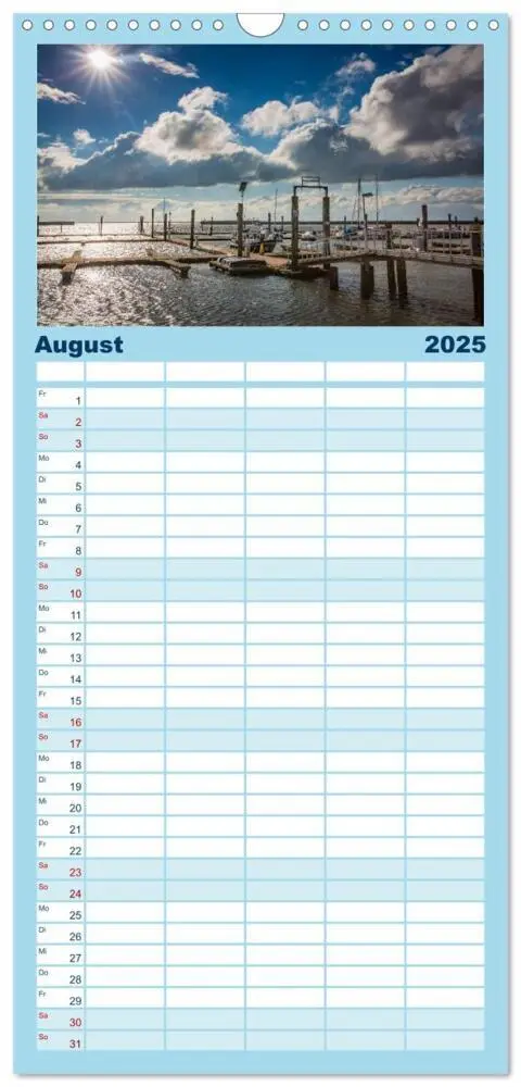 Bild: 9783457116562 | Familienplaner 2025 - Langeoog - Ein Herbst auf der Insel des...
