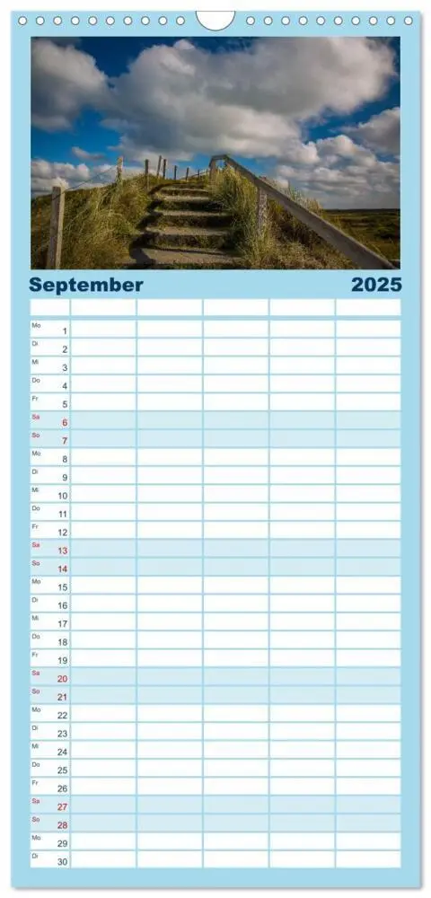 Bild: 9783457116562 | Familienplaner 2025 - Langeoog - Ein Herbst auf der Insel des...