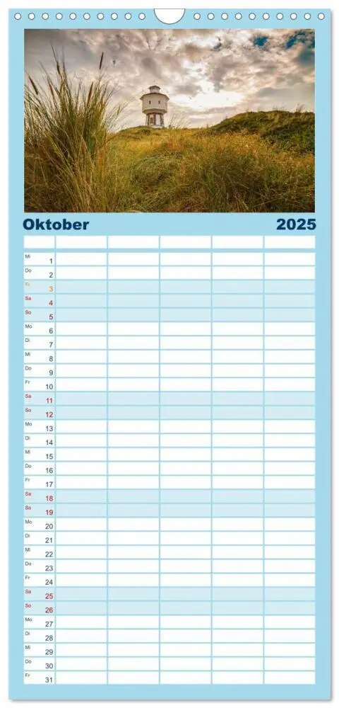 Bild: 9783457116562 | Familienplaner 2025 - Langeoog - Ein Herbst auf der Insel des...