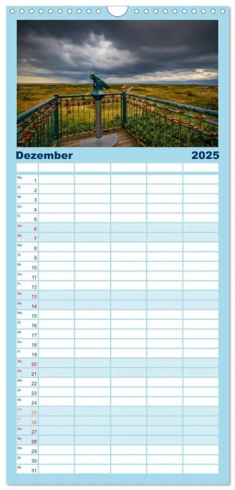 Bild: 9783457116562 | Familienplaner 2025 - Langeoog - Ein Herbst auf der Insel des...