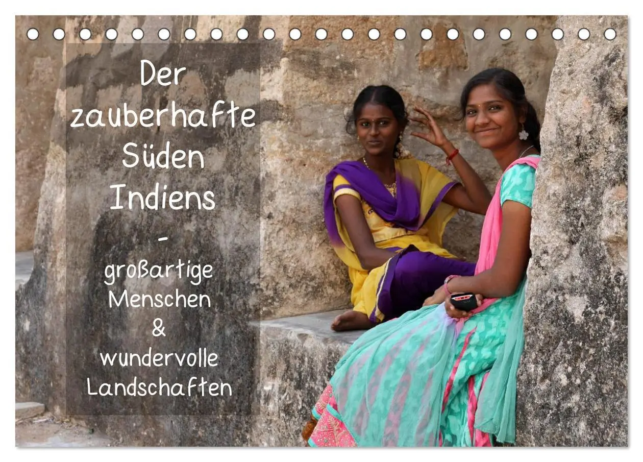 Cover: 9783457976562 | Der zauberhafte Süden Indiens (Tischkalender 2026 DIN A5 quer),...