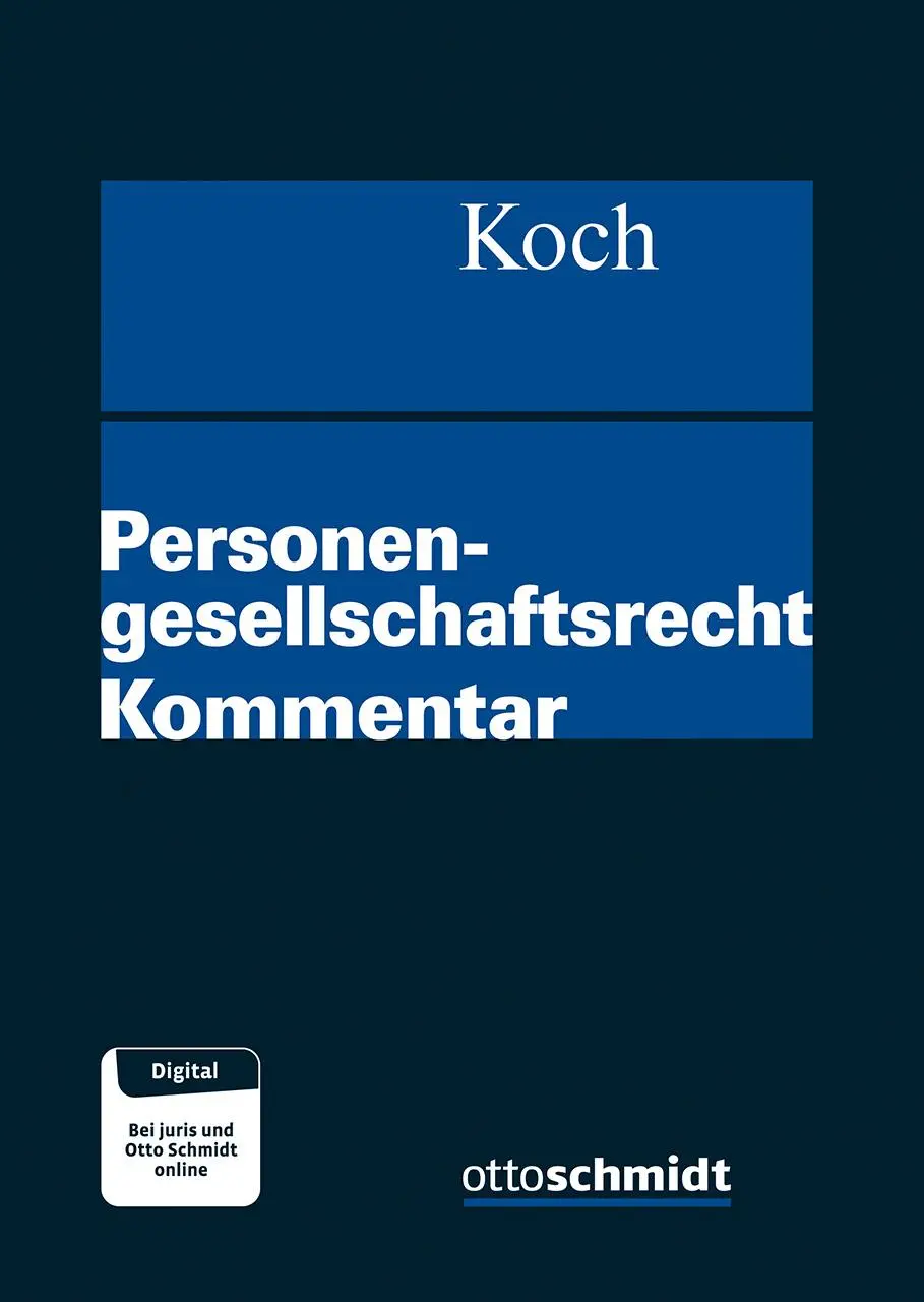 Cover: 9783504326562 | Personengesellschaftsrecht | Jens Koch | Buch | 1646 S. | Deutsch