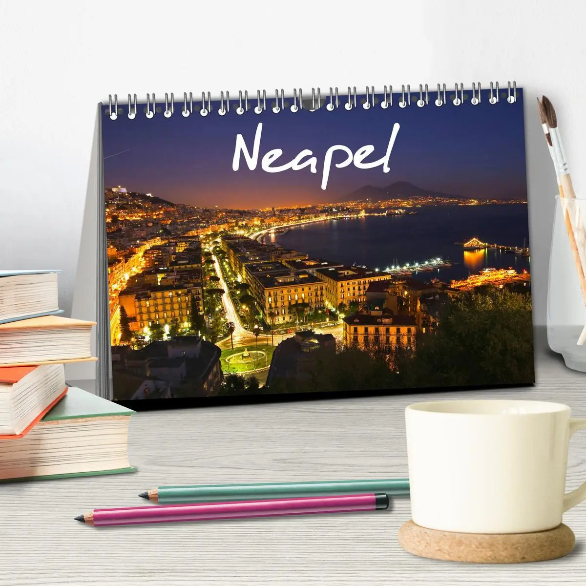 Bild: 9783516206562 | Neapel 2026 (Tischkalender 2026 DIN A5 quer), CALVENDO Monatskalender