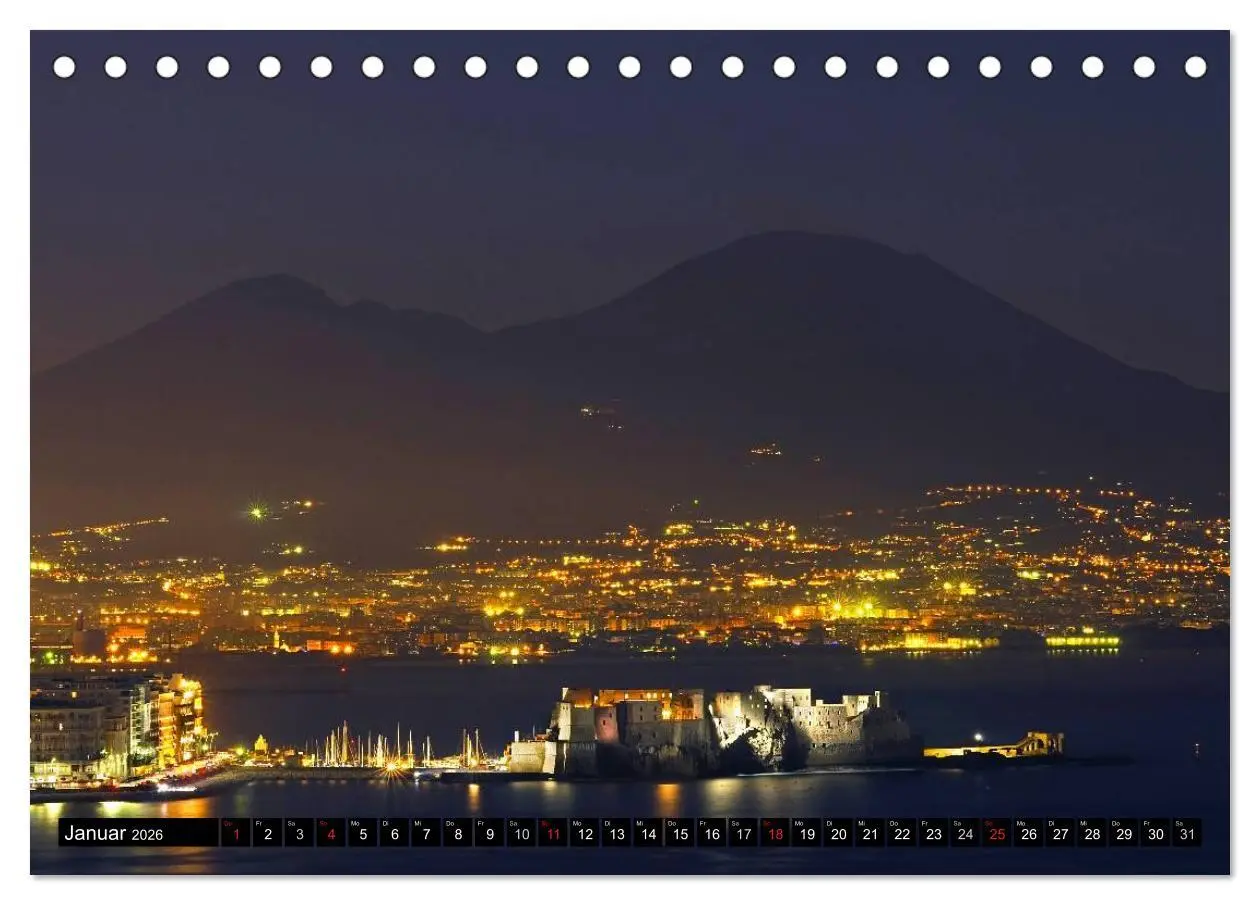 Bild: 9783516206562 | Neapel 2026 (Tischkalender 2026 DIN A5 quer), CALVENDO Monatskalender