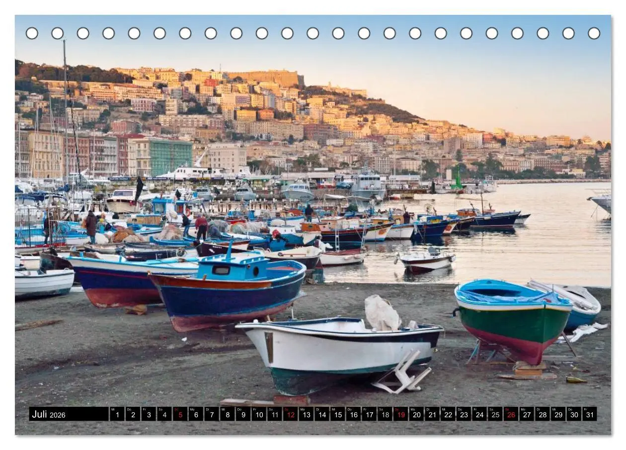 Bild: 9783516206562 | Neapel 2026 (Tischkalender 2026 DIN A5 quer), CALVENDO Monatskalender