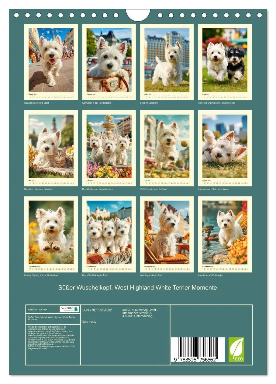 Bild: 9783516756562 | Süßer Wuschelkopf. West Highland White Terrier Momente...