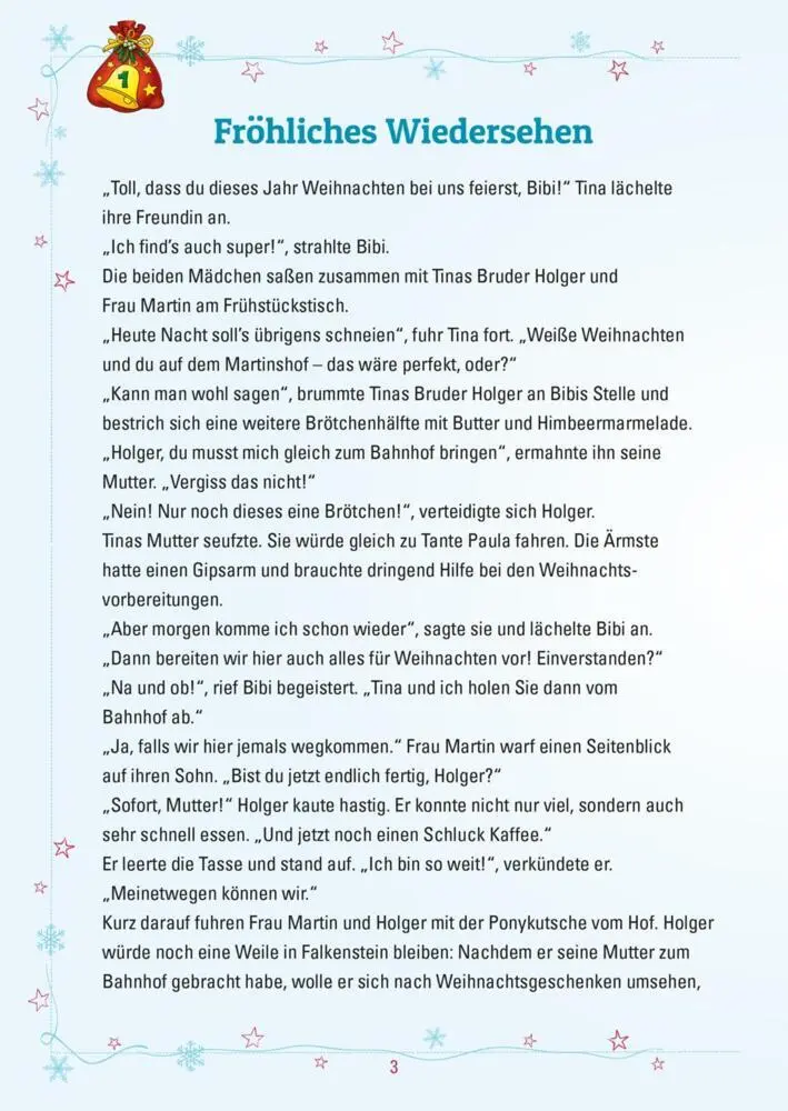 Bild: 9783845126562 | Bibi &amp; Tina: Nick, der Schlittenhund: Mein Adventskalenderbuch | Buch