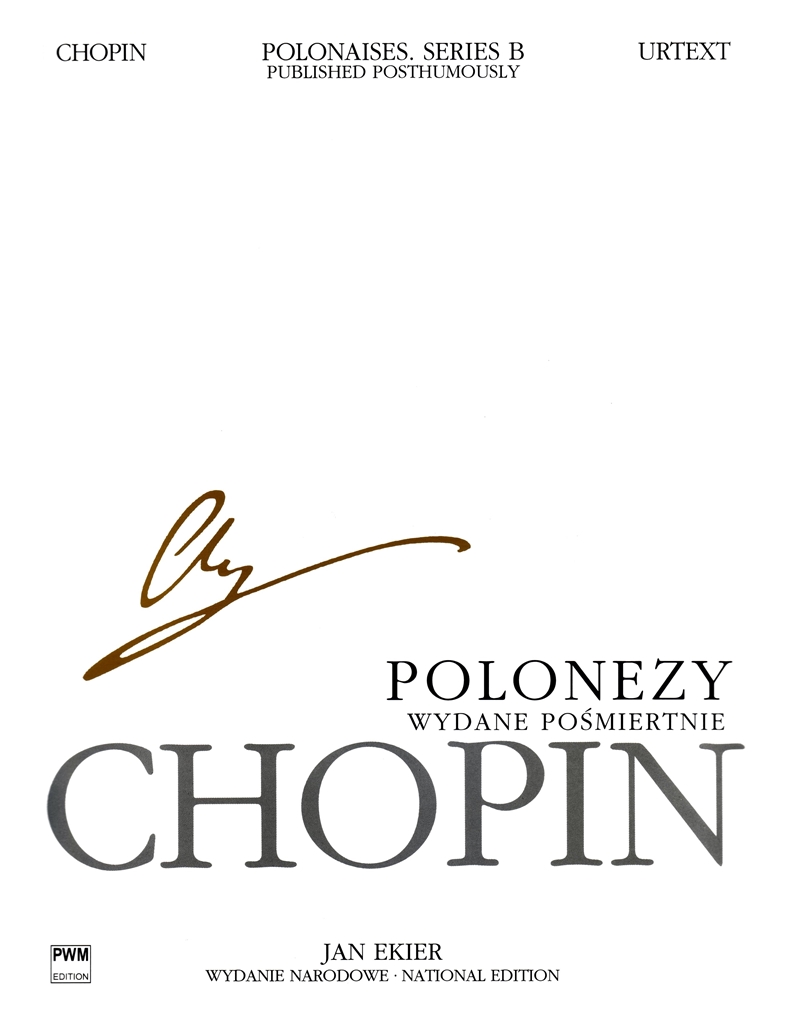 Cover: 9788392036562 | Polonaises Published Posthumously B 2 | National Edition | Chopin