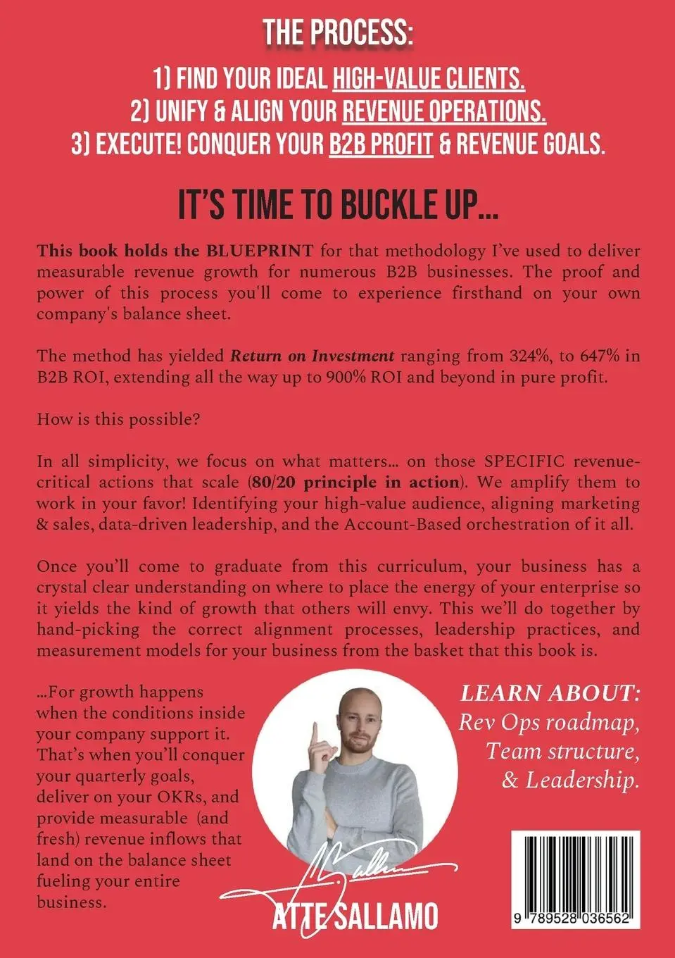 Rückseite: 9789528036562 | B2B Revenue NOW | Atte Sallamo | Taschenbuch | Englisch | 2024