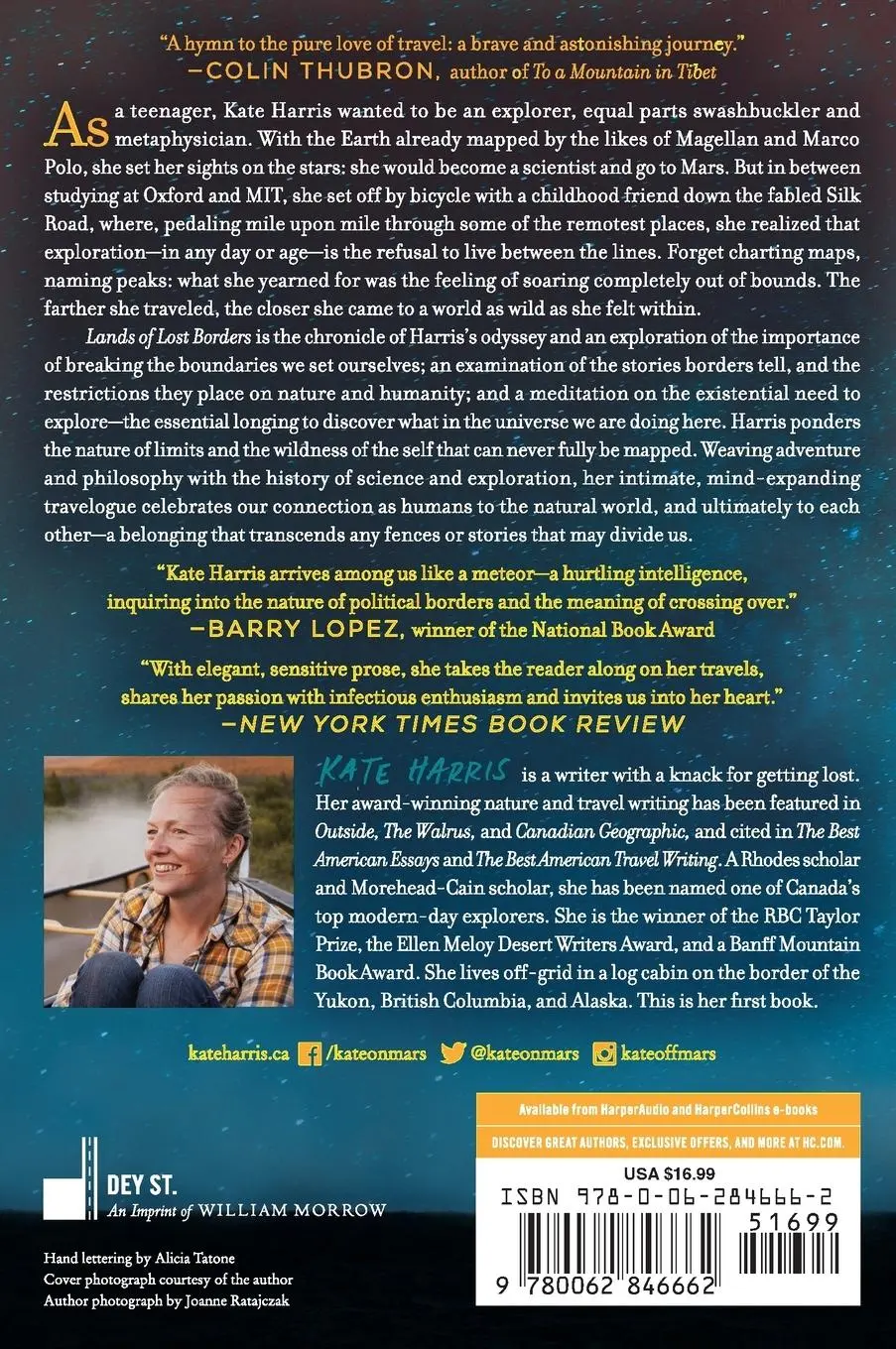 Rückseite: 9780062846662 | Lands of Lost Borders | A Journey on the Silk Road | Kate Harris