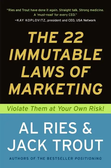Cover: 9780887306662 | The 22 Immutable Laws of Marketing | Al Ries (u. a.) | Taschenbuch