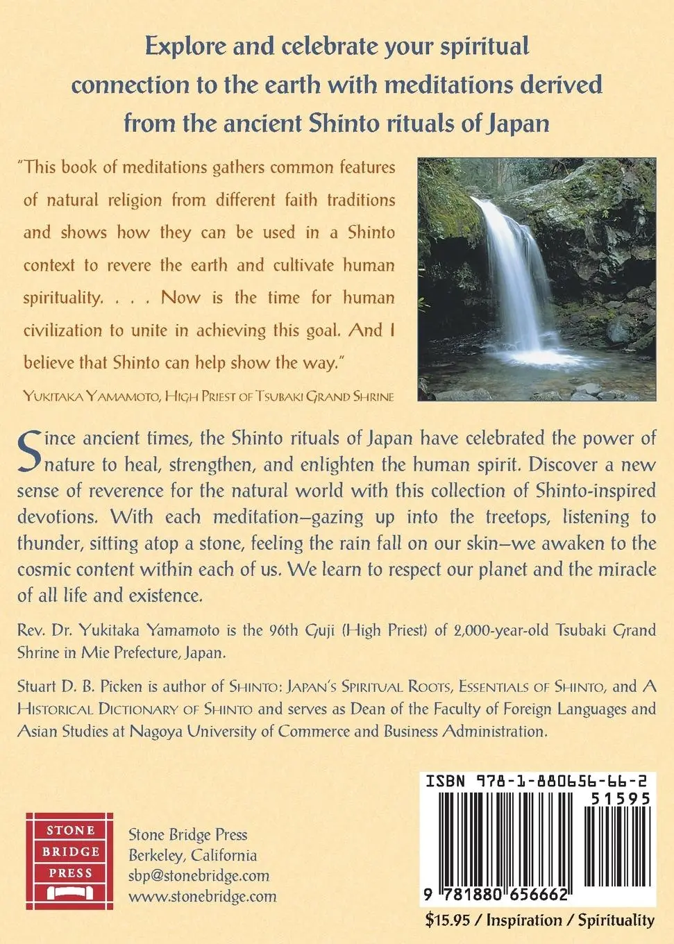 Rückseite: 9781880656662 | Shinto Meditations for Revering the Earth | Stuart D. B. Picken | Buch