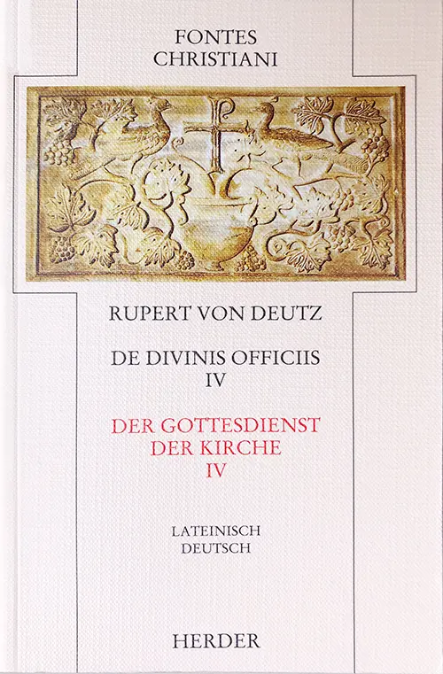 Cover: 9783451236662 | Fontes Christiani 2. Folge. Liber de divinis officiis.Tl.4 | Deutz