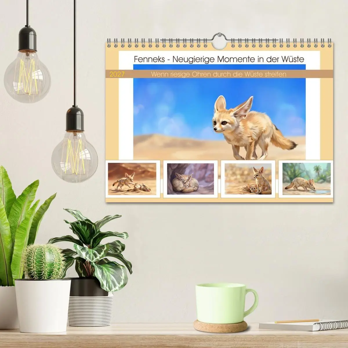 Bild: 9783516816662 | Fenneks - Neugierige Momente in der Wüste (Wandkalender 2027 DIN A4...