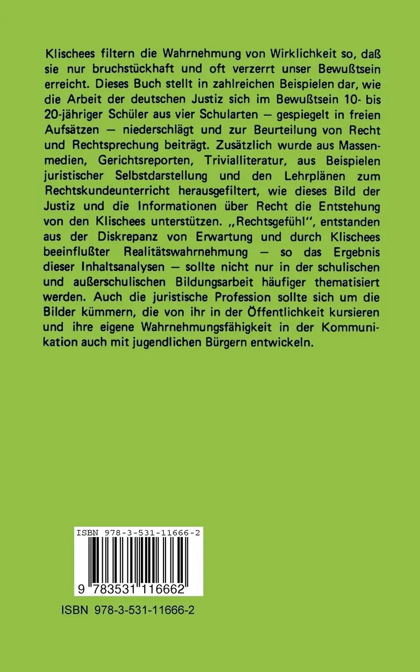 Rückseite: 9783531116662 | Im Dschungel der Paragraphen | Gisela Oestreich | Taschenbuch | 237 S.