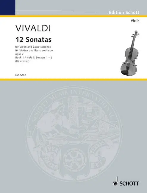 Cover: 9783795796662 | 12 Sonatas Op 2 Book 1 Violin &amp; Piano | Antonio Vivaldi | Buch | 1985
