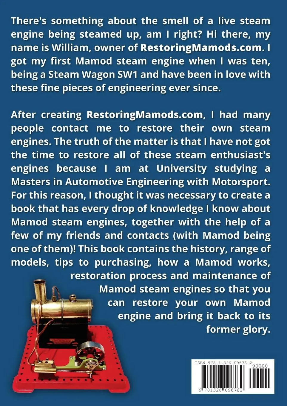 Rückseite: 9781326096762 | The Layman's Guide To Mamod Steam Engines (Black &amp; White) | Green
