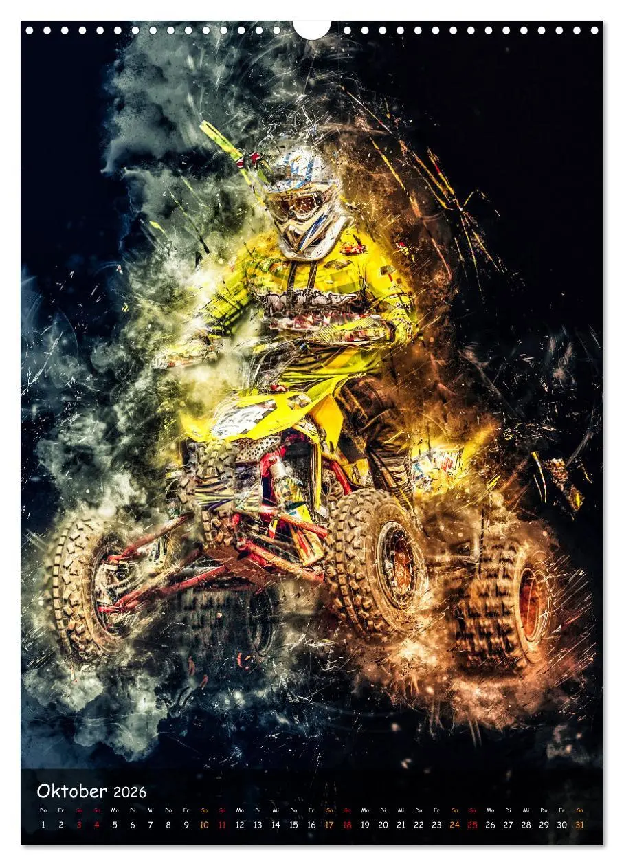 Bild: 9783516356762 | Quad spektakulär (Wandkalender 2026 DIN A3 hoch), CALVENDO...