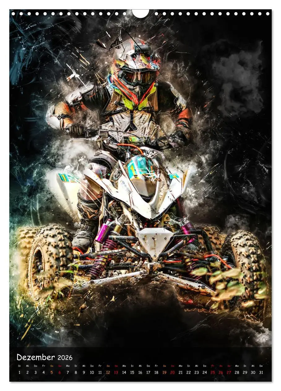 Bild: 9783516356762 | Quad spektakulär (Wandkalender 2026 DIN A3 hoch), CALVENDO...