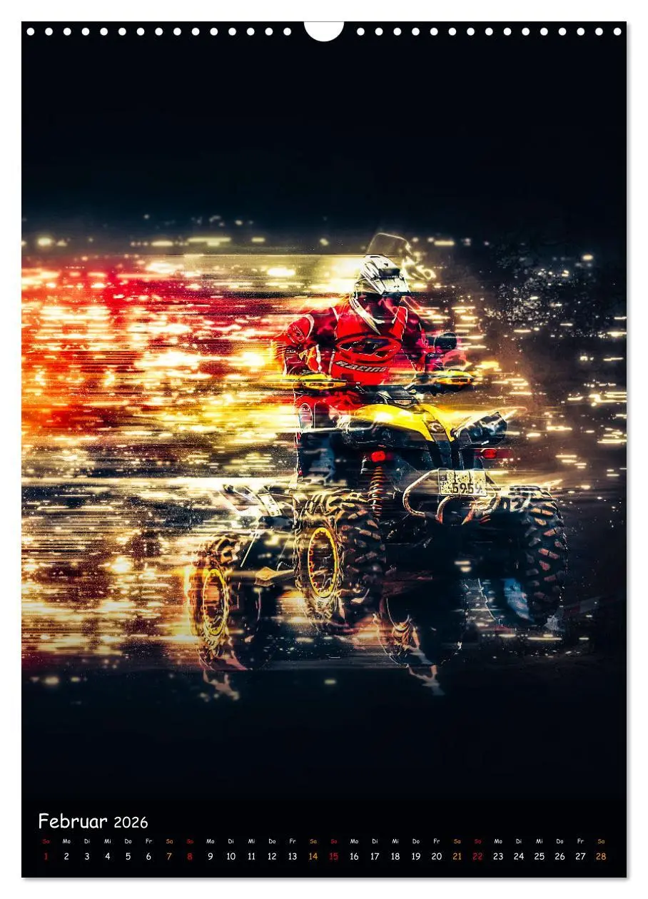 Bild: 9783516356762 | Quad spektakulär (Wandkalender 2026 DIN A3 hoch), CALVENDO...