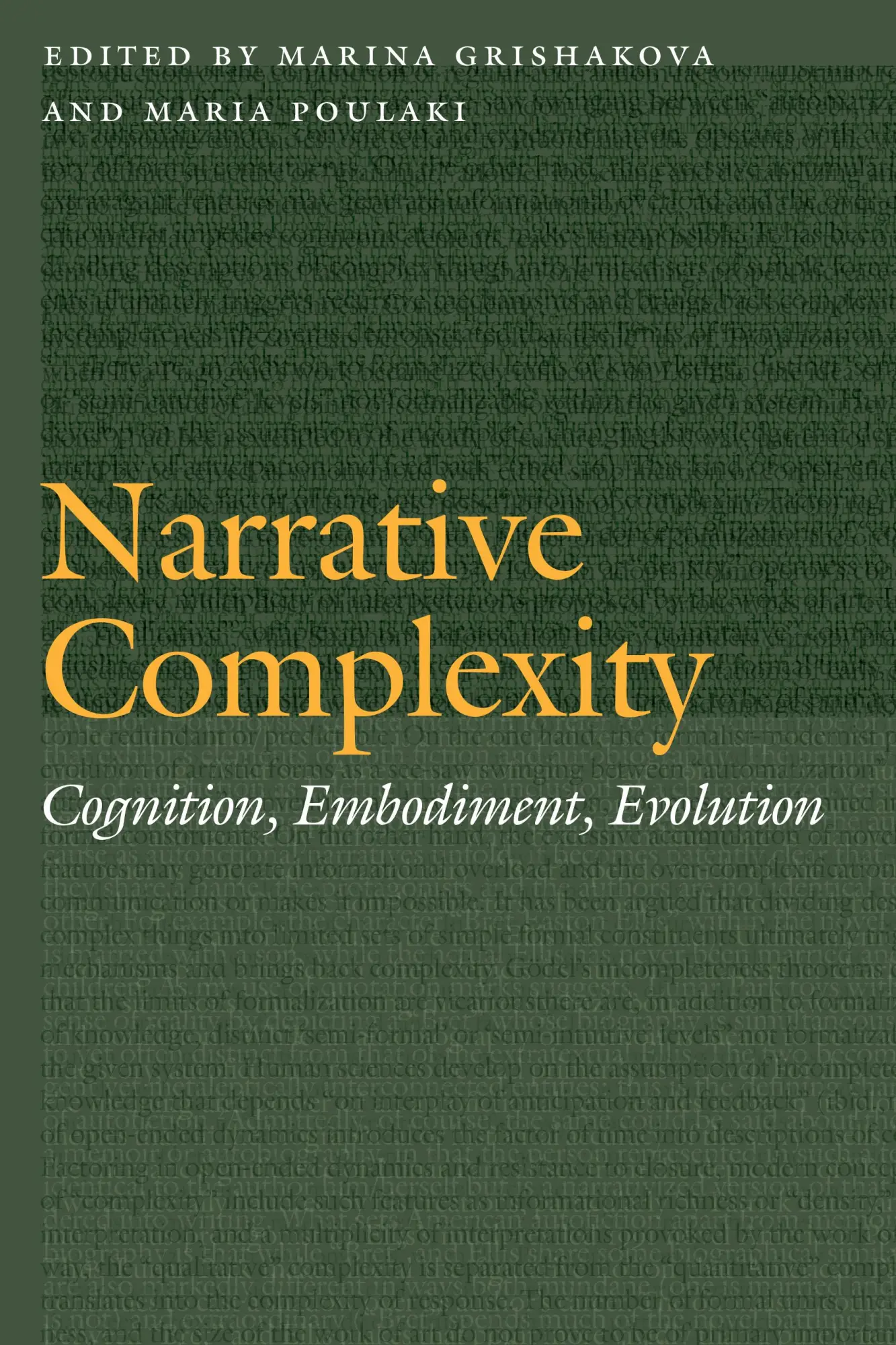 Cover: 9780803296862 | Narrative Complexity | Cognition, Embodiment, Evolution | Buch | 2019