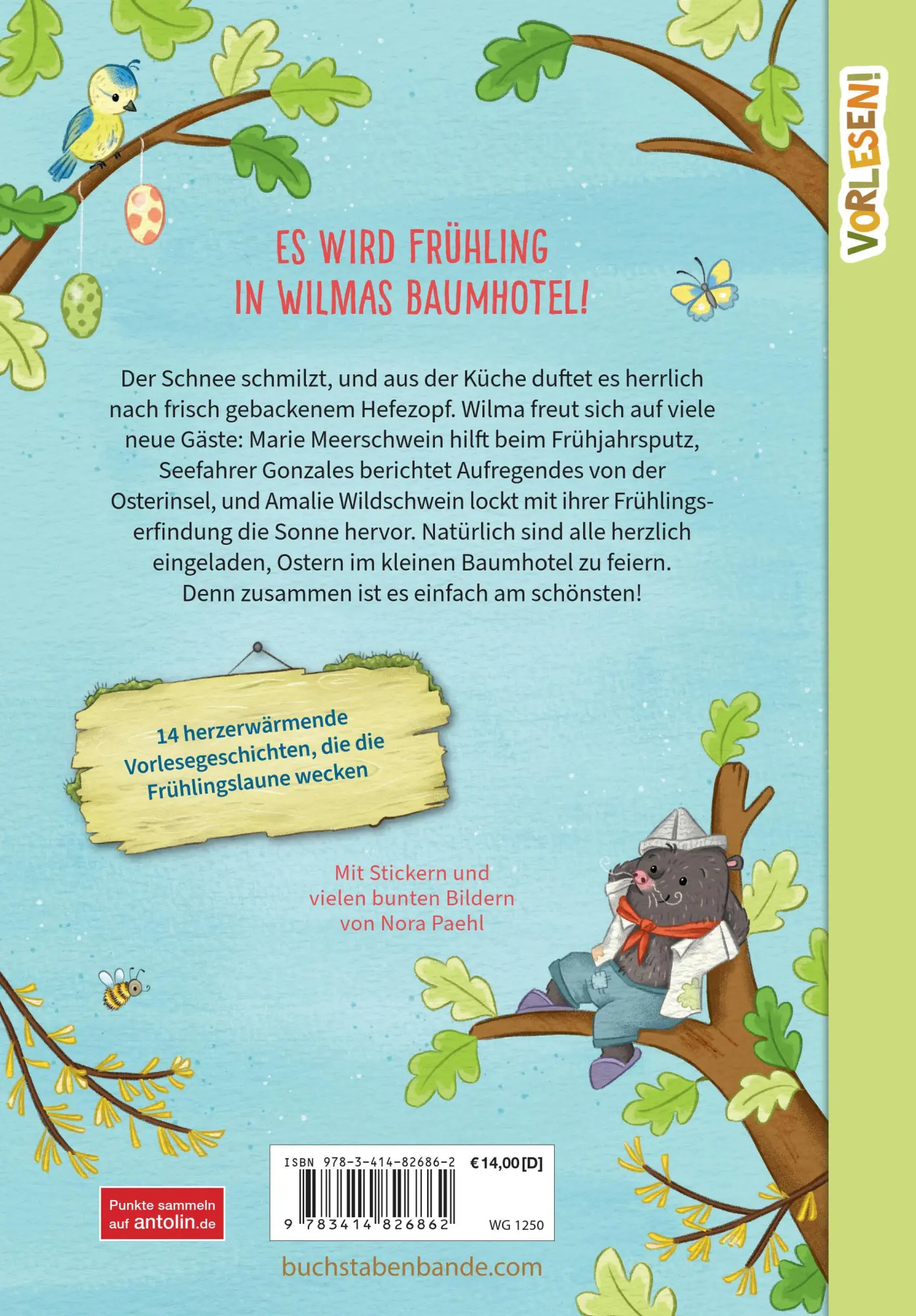 Bild: 9783414826862 | Wilma Walnuss - Frühling im kleinen Baumhotel (Band 2) | Volk | Buch