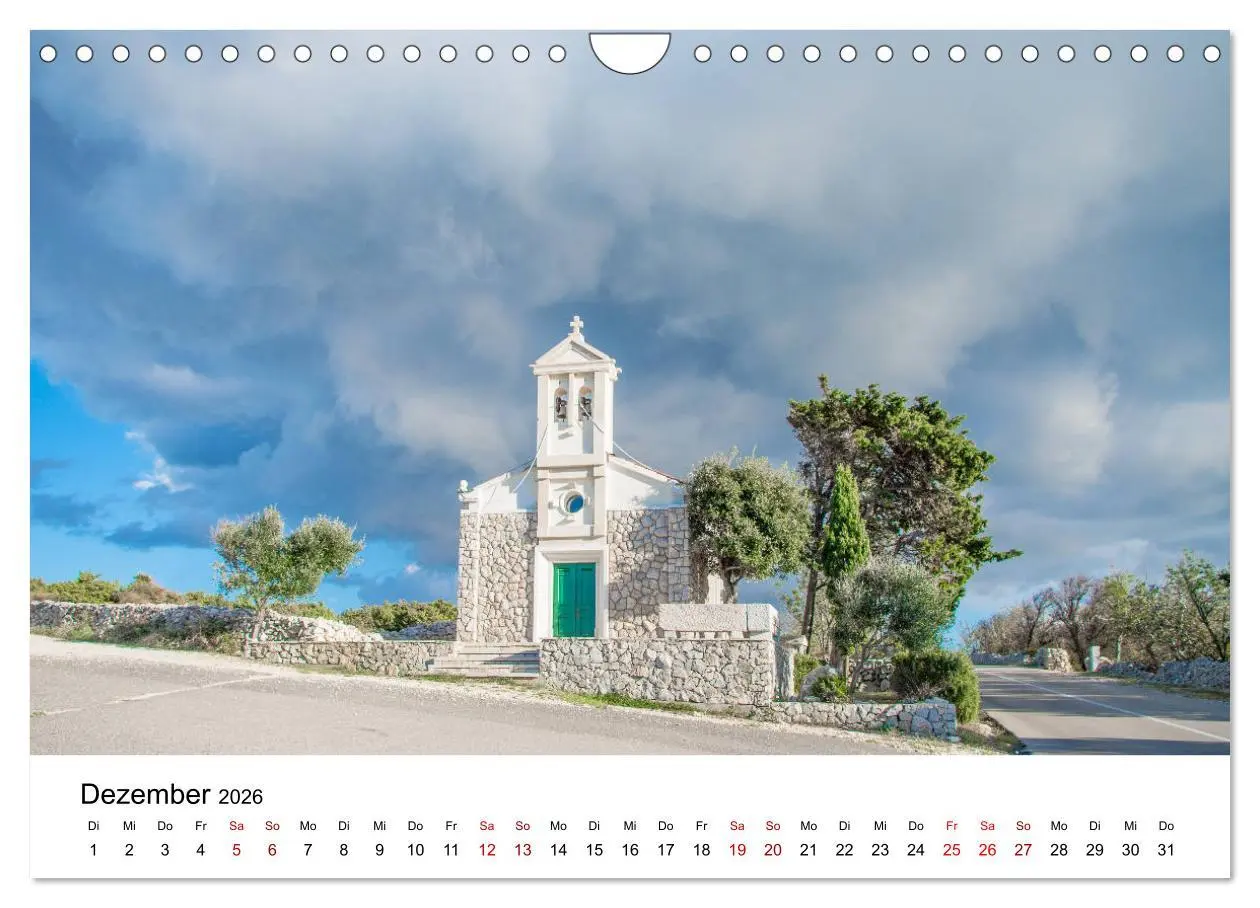 Bild: 9783457876862 | Kroatien 2026 (Wandkalender 2026 DIN A4 quer), CALVENDO Monatskalender