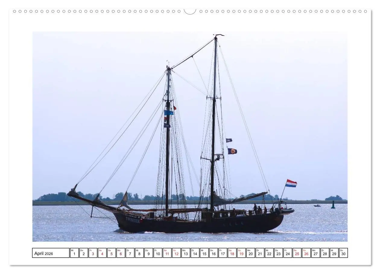 Bild: 9783516036862 | Windjammer - Bremerhaven (Wandkalender 2026 DIN A2 quer), CALVENDO...