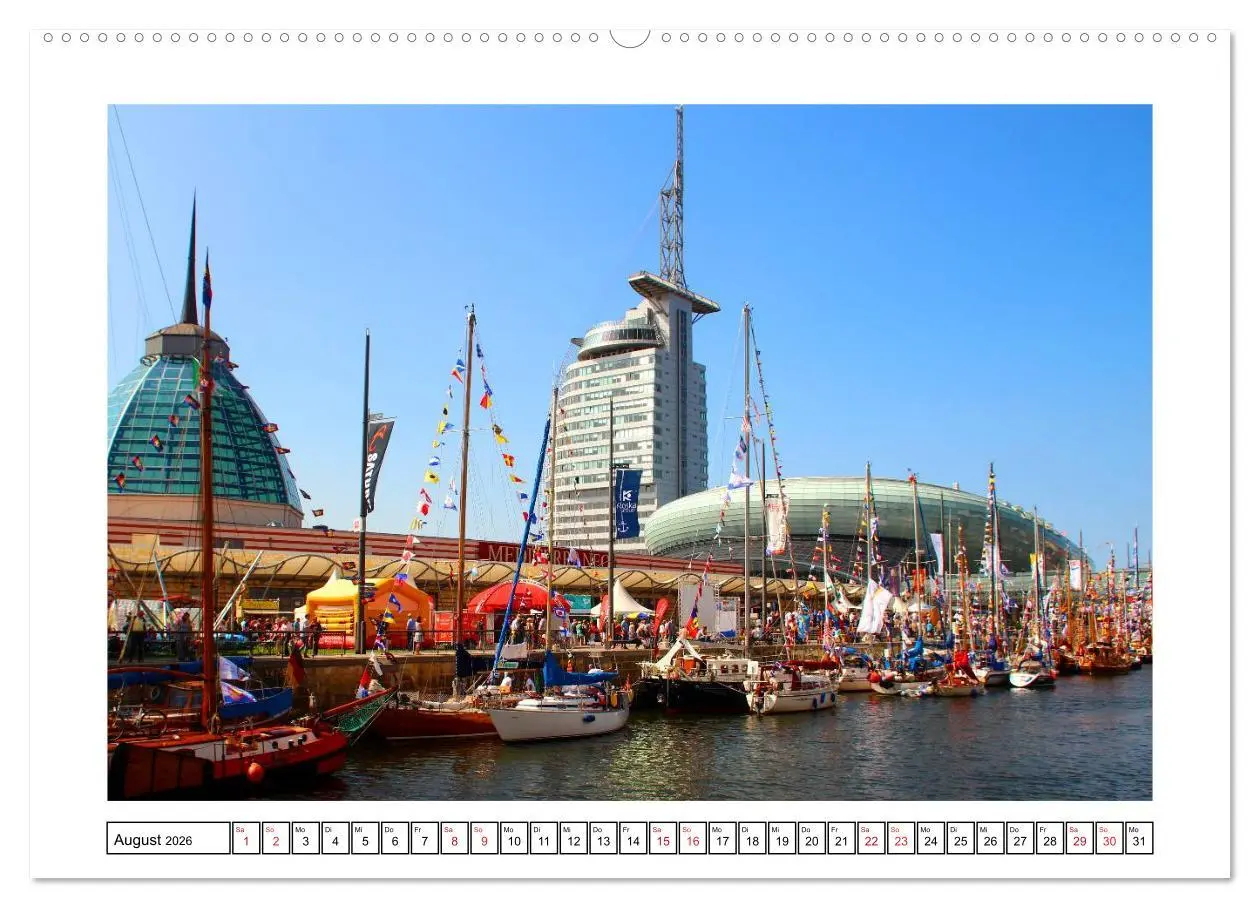 Bild: 9783516036862 | Windjammer - Bremerhaven (Wandkalender 2026 DIN A2 quer), CALVENDO...