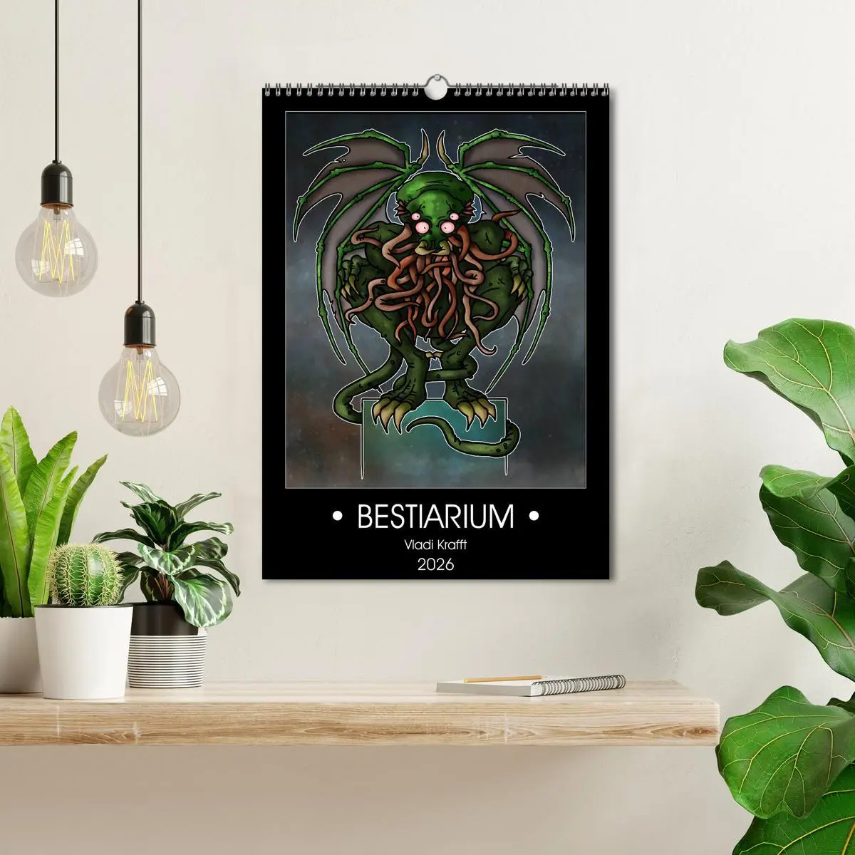 Bild: 9783516416862 | Bestiarium Vladi Krafft (Wandkalender 2026 DIN A3 hoch), CALVENDO...