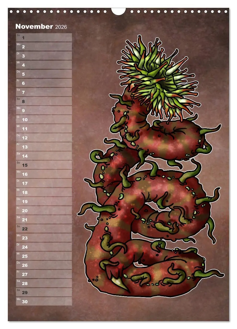 Bild: 9783516416862 | Bestiarium Vladi Krafft (Wandkalender 2026 DIN A3 hoch), CALVENDO...