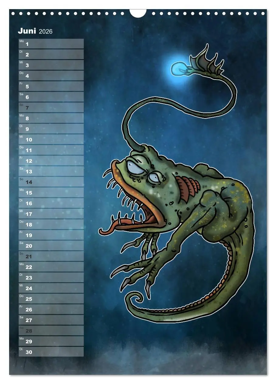 Bild: 9783516416862 | Bestiarium Vladi Krafft (Wandkalender 2026 DIN A3 hoch), CALVENDO...