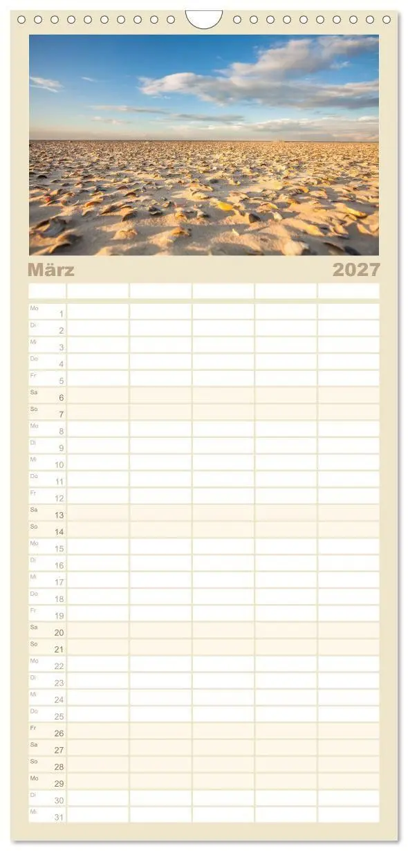 Bild: 9783594326862 | Familienplaner 2027 - Moin Spiekeroog mit 5 Spalten (Wandkalender,...