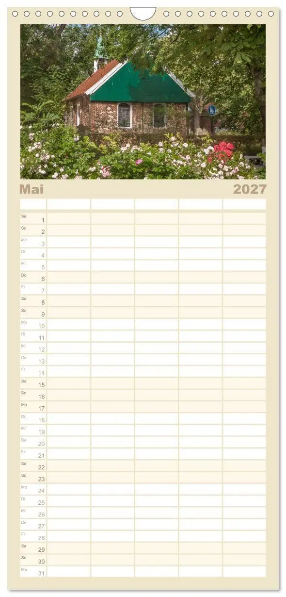Bild: 9783594326862 | Familienplaner 2027 - Moin Spiekeroog mit 5 Spalten (Wandkalender,...
