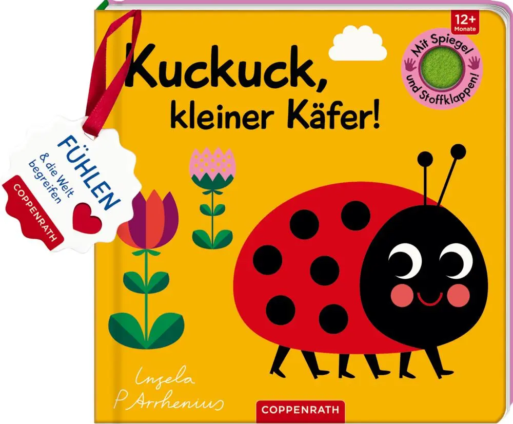 Cover: 9783649626862 | Mein Filz-Fühlbuch: Kuckuck, kleiner Käfer! | Ingela P. Arrhenius