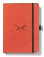 Cover: 5285003136962 | Dingbats* Wildlife A5 Orange Tiger Notebook - Squared | Buch | 2021